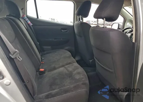 2014 Nissan Leaf S z USA, uszkodzony, nr VIN 1N4AZ0CP1EC338652